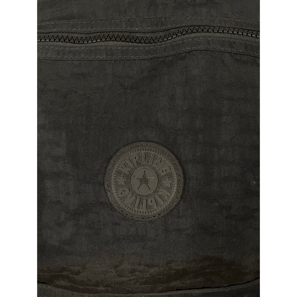 Kipling Black Nylon Tote Crossbody Bag Davina Monkey Lightweight Everyday - Picture 2 of 10